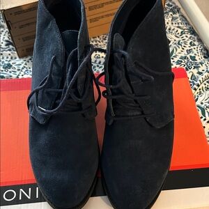 Vionic Dark Blue Ankle Booties